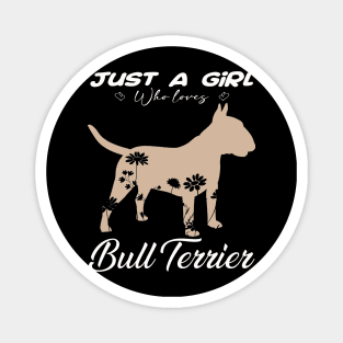 Spunky Bull Chic Bull Terrier Tee for Dog Lovers Everywhere Magnet